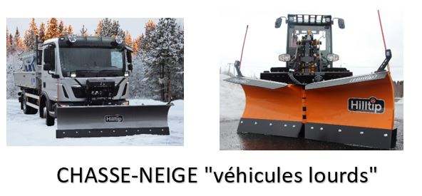 Chasse neige véhicules lourds